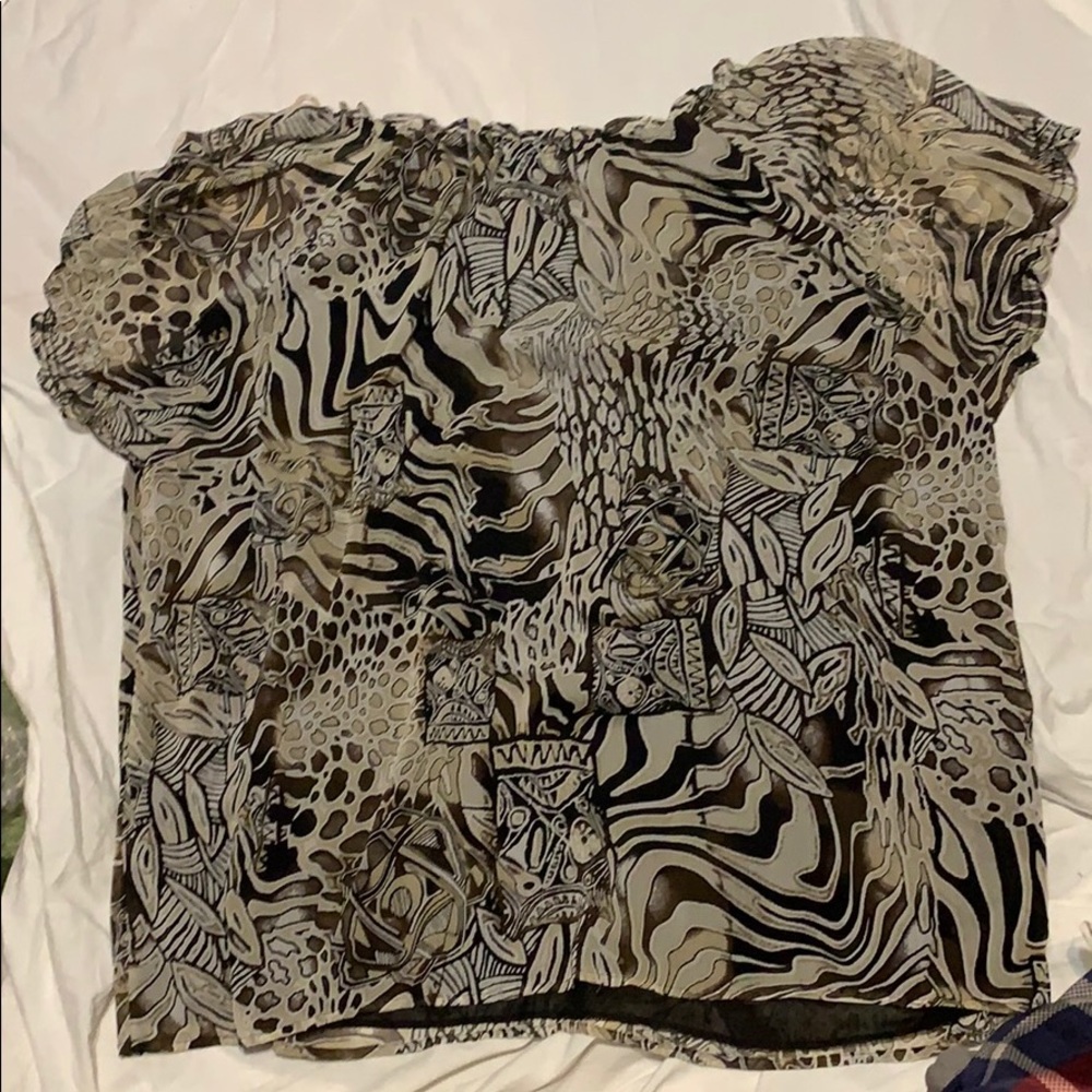 Multi Color/Pattern Blouse - Picture 8 of 10